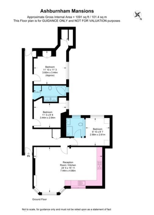 Modern Chelsea Flat, 3Bd 2Bath, With Parking Appartement Londen Buitenkant foto